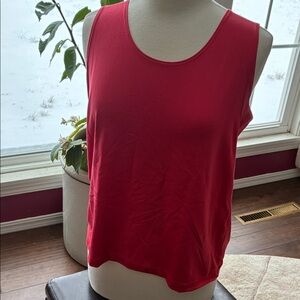 Chico's Classic Red Sleeveless Tank